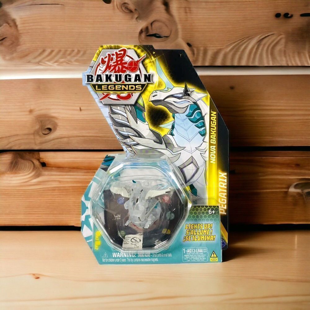 Bakugan Legends Haos Nova Pegatrix Light Blue Light-Up NEW